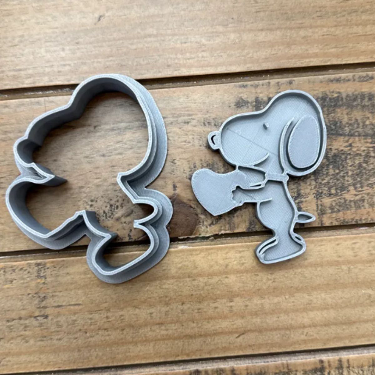 GENERICO - Cortador de galletas Snoopy Corazón de San Valentín