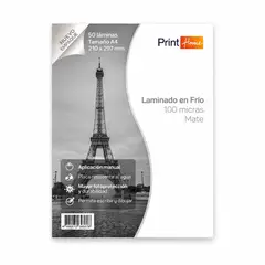 CREA PRINT - LAMINADO EN FRIO 50 UNID ACABADO MATTE