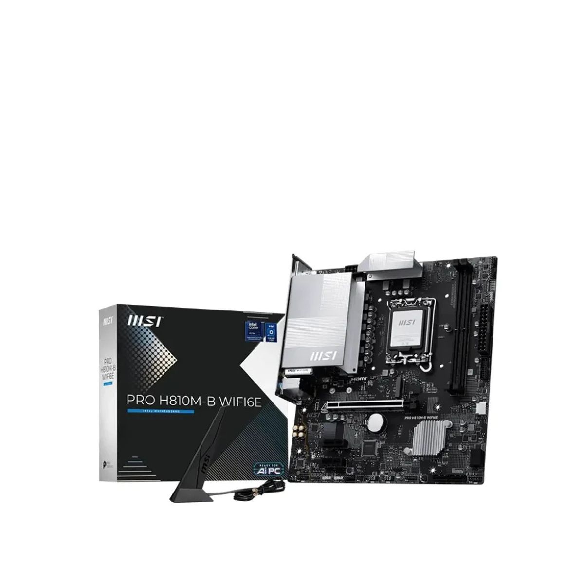 MSI - Placa Madre Lga S1851 intel - Msi Pro H810m-b Wifi6e M-atx
