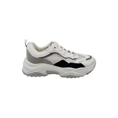HERIEL - Zapatilla Blanca Plataforma Mujer