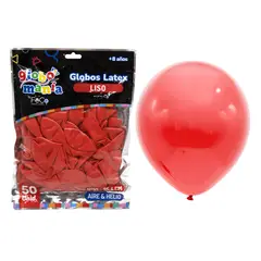 GENERICO - GLOBO 10 ROJO X50UNI