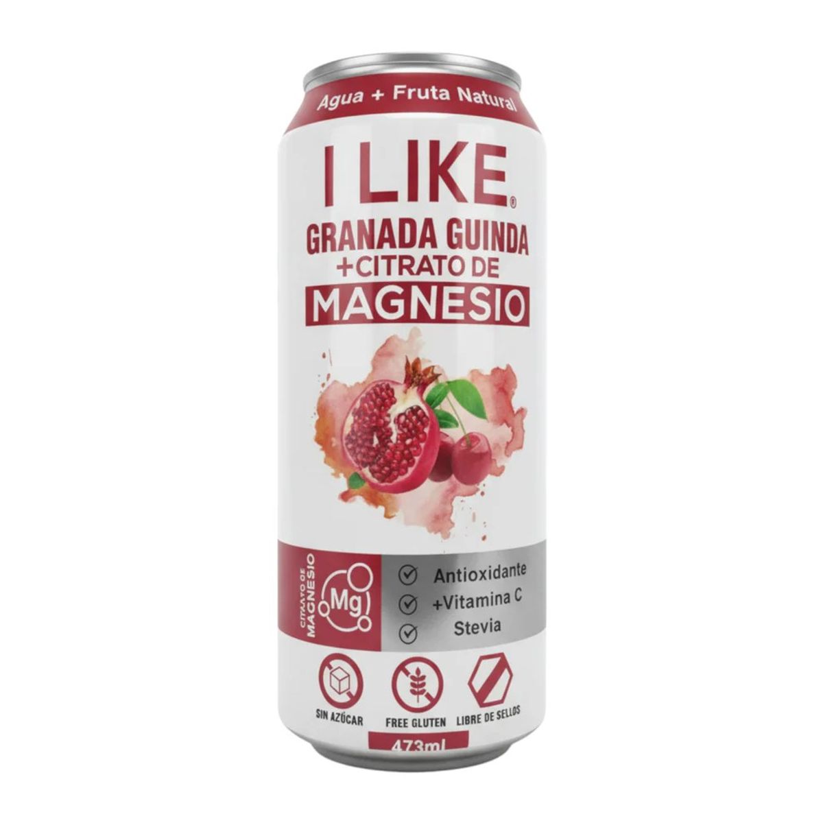 GENERICO - JUGO NATURAL + CITRATO DE MAGNESIO GRANADA GUINDA 473ML - I LIKE