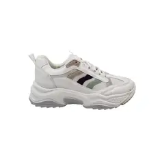 HERIEL - Zapatilla Blanca Plataforma Mujer