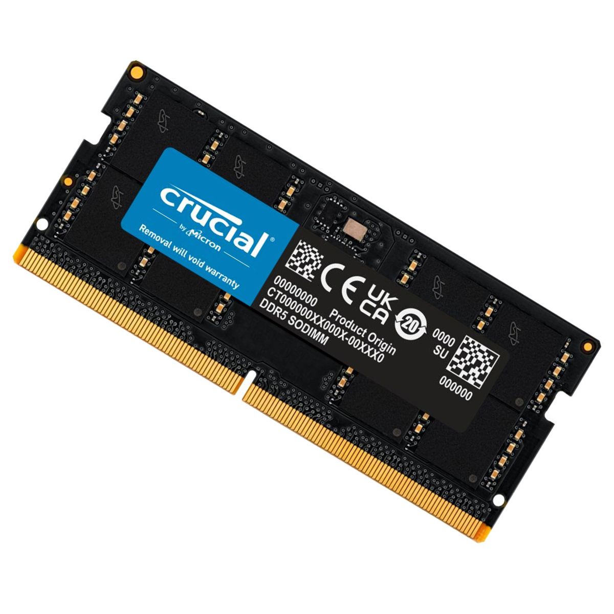 CRUCIAL - Memoria Ram para Notebook Crucial DDR5 32GB 5600 MT/s, SODIMM, CL46