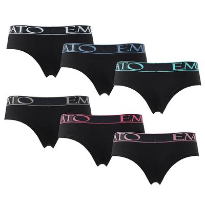 Imagen 2 del producto Pack de 6 Calzones Colaless Culote Algodón Mujer