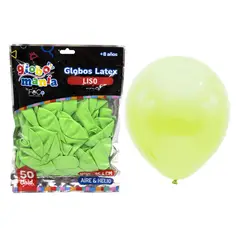 GENERICO - GLOBO 10 VERDE LIMA X50UNI
