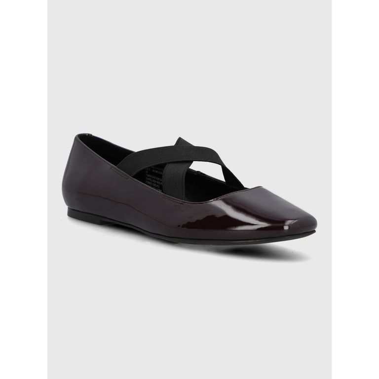 Ballerina Cuero Mujer Laving Rojo