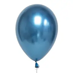 GENERICO - GLOBO 12 CHROME AZUL X12 UN UNI
