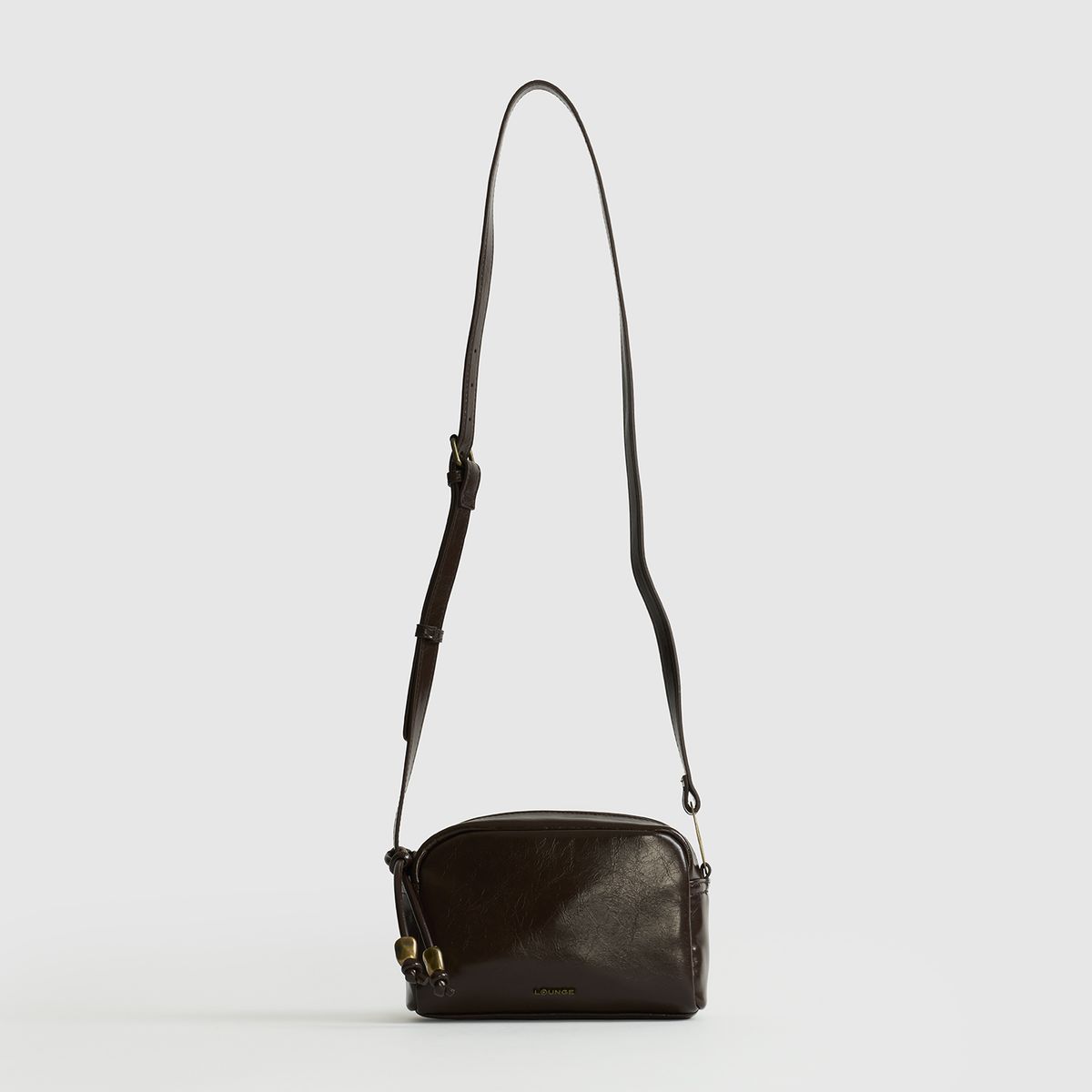 LOUNGE - Cartera Bandolera Mujer Charm Pelotas Doradas