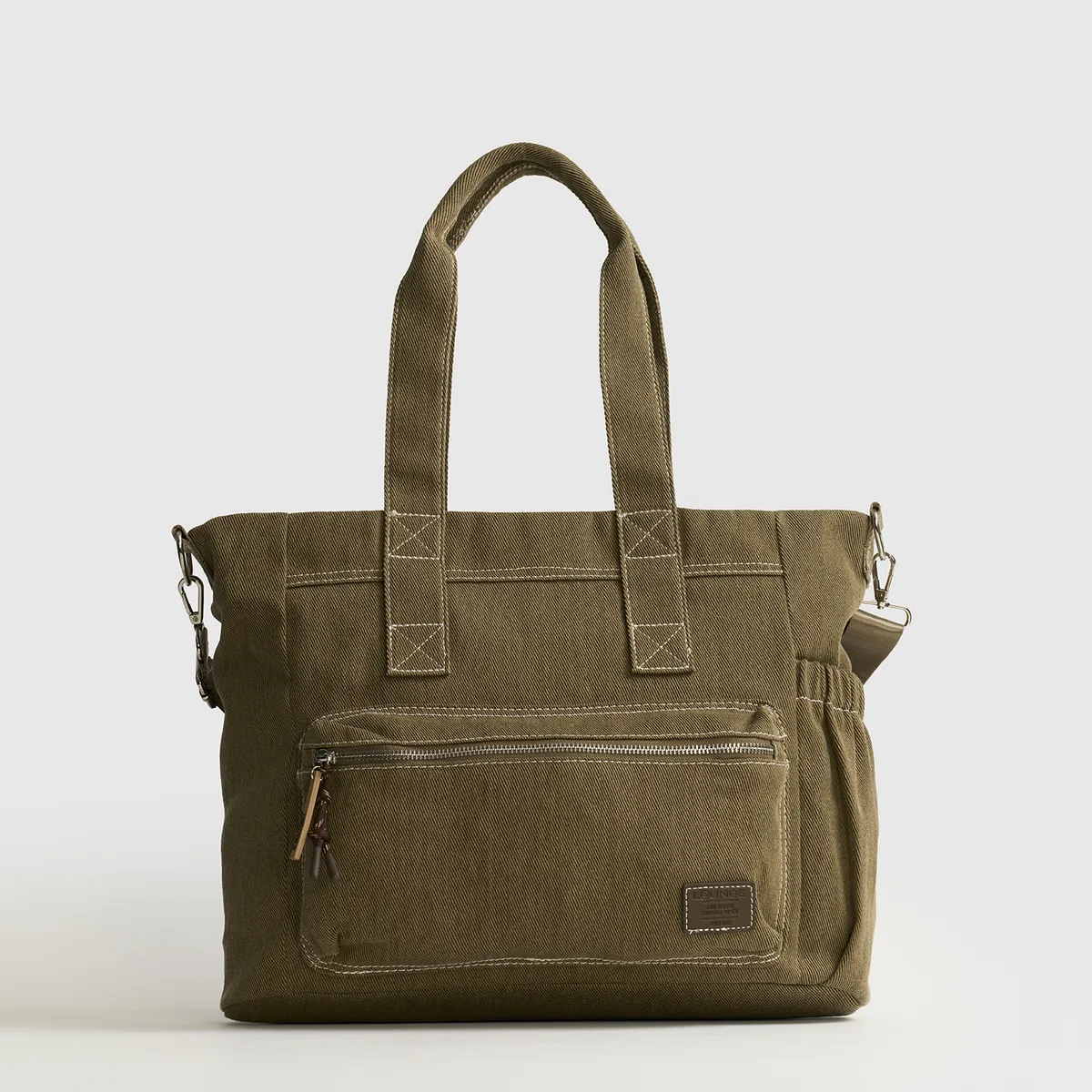 LOUNGE - Bolso Mujer Notebook Canvas Lavado