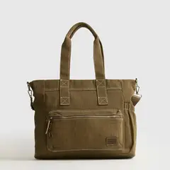 LOUNGE - Bolso Mujer Notebook Canvas Lavado