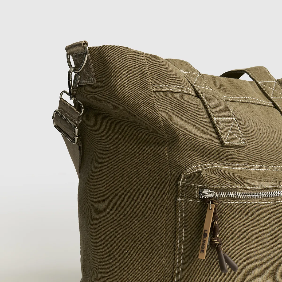 LOUNGE - Bolso Mujer Notebook Canvas Lavado