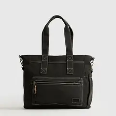 LOUNGE - Bolso Mujer Notebook Canvas Lavado