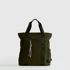 LOUNGE - Mochila Mujer Notebook Parka Straps Gruesos Llavero
