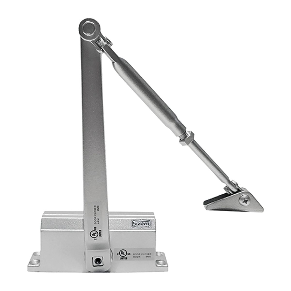 SCANAVINI - Brazo hidráulico cierra puerta Scanavini CPDT 62 de 25 a 45 kg con retención