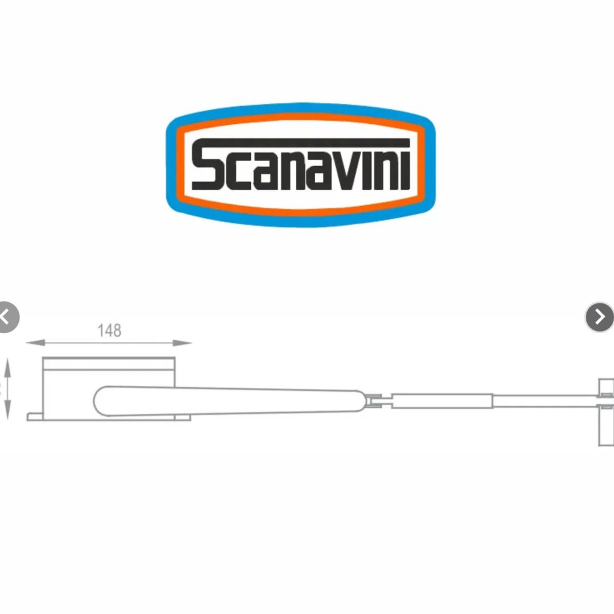 SCANAVINI - Brazo hidráulico cierra puerta Scanavini CPDT 62 de 25 a 45 kg con retención
