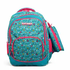 MV MOVAC - Mochila set escolar infantil con estuche niña Liviana múltiples bolsillos regreso clases