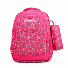 MV MOVAC - Mochila set escolar infantil con estuche niña Liviana múltiples bolsillos regreso clases