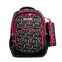 MV MOVAC - Mochila set escolar infantil con estuche niña Liviana múltiples bolsillos regreso clases