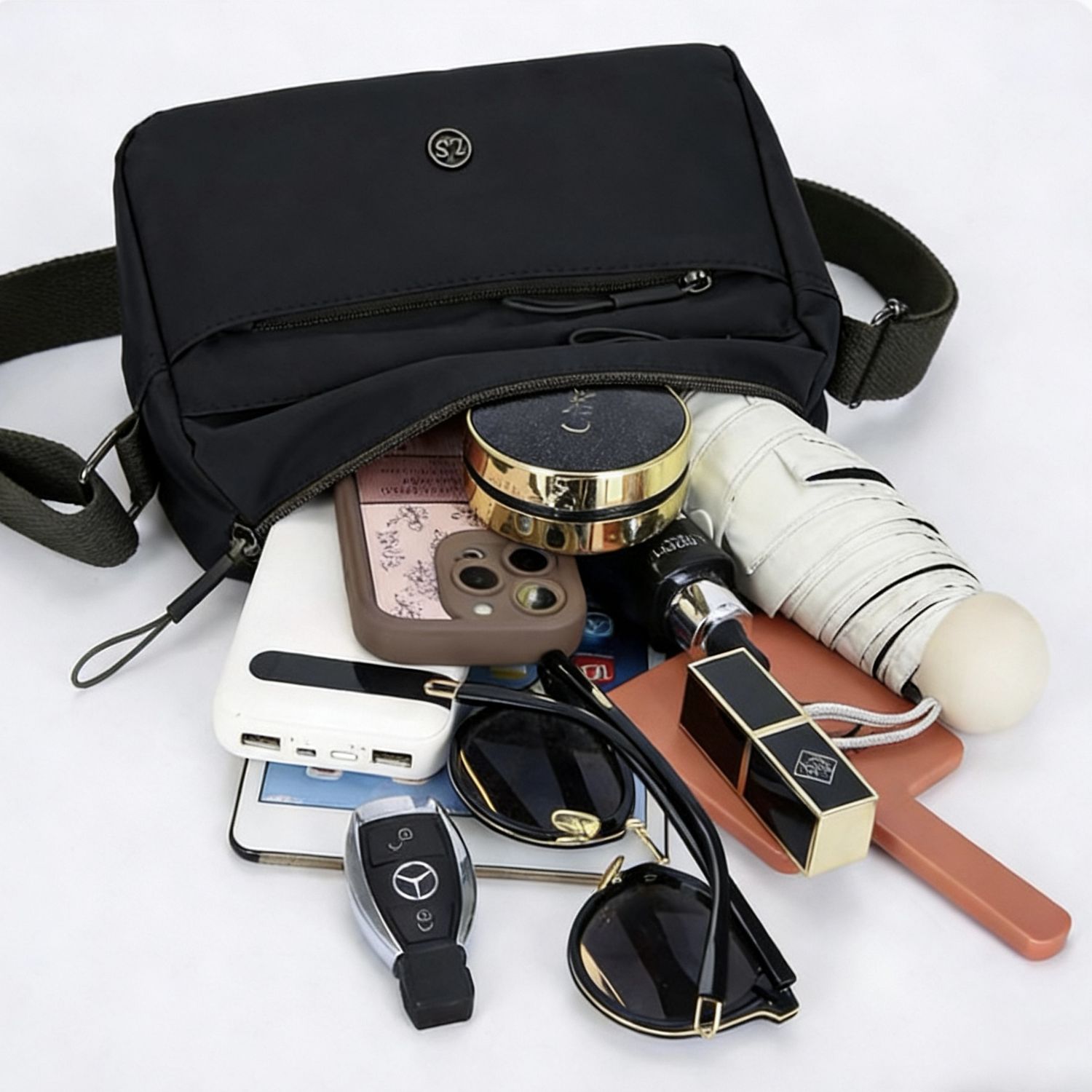 MOMO Bolsos Urbana para mujer lisa Múltiples bolsillos | Falabella