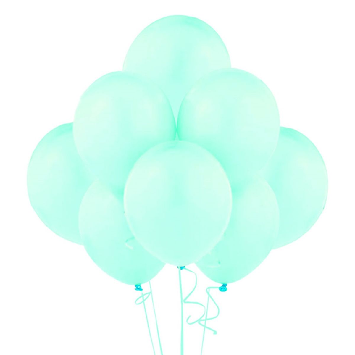 GENERICO - GLOBO 12 PASTEL MENTA X12 UNI
