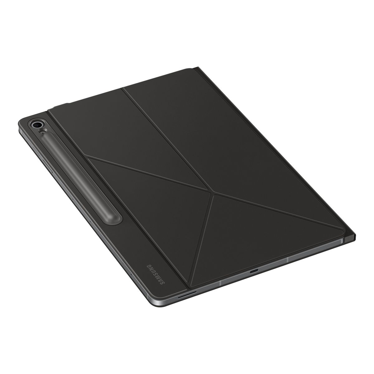 SAMSUNG - Smart Book Cover for Galaxy Tab S10 FE+ Black