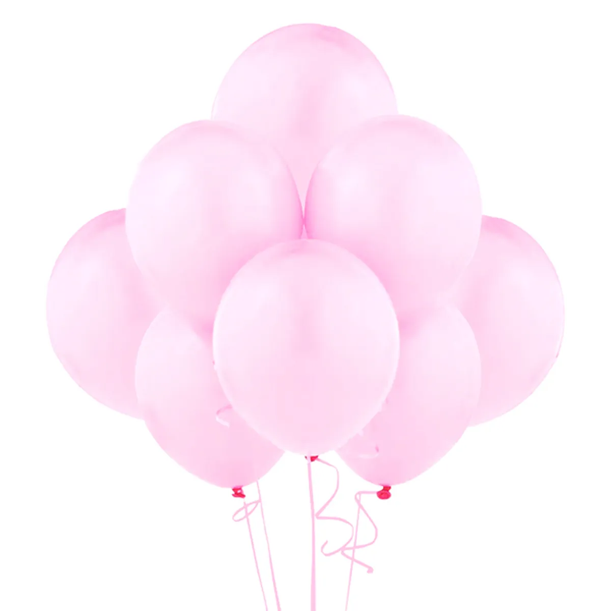 GENERICO - GLOBO 12 PASTEL ROSADO X12 UNI