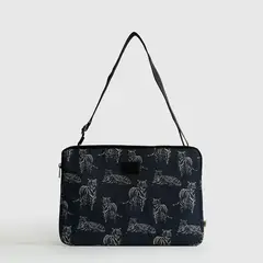 LOUNGE - Funda Notebook Mujer Canvas Strap Azul 15