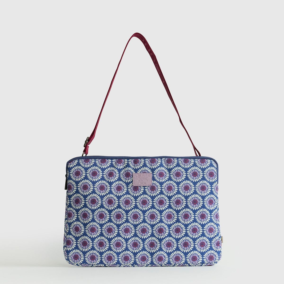 LOUNGE - Funda Notebook Mujer Canvas Strap Blanco 15