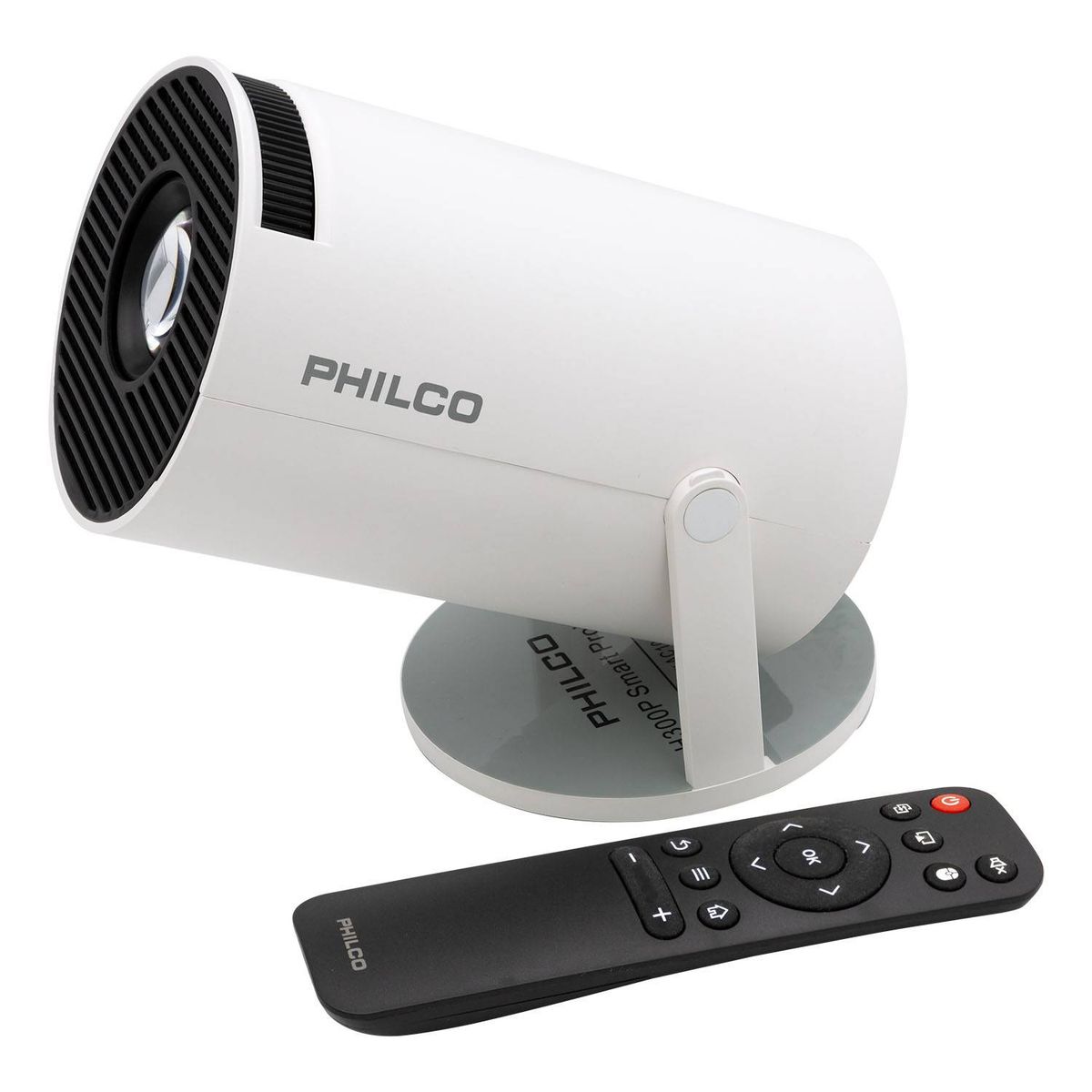 PHILCO - Proyector Smart Philco H300 Pro Android 11 720p WiFi 6 Bluetooth 50 USB HDMI Blanco