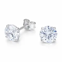 LK LUKSO - Aros Circón 6mm Unisex en Plata 925