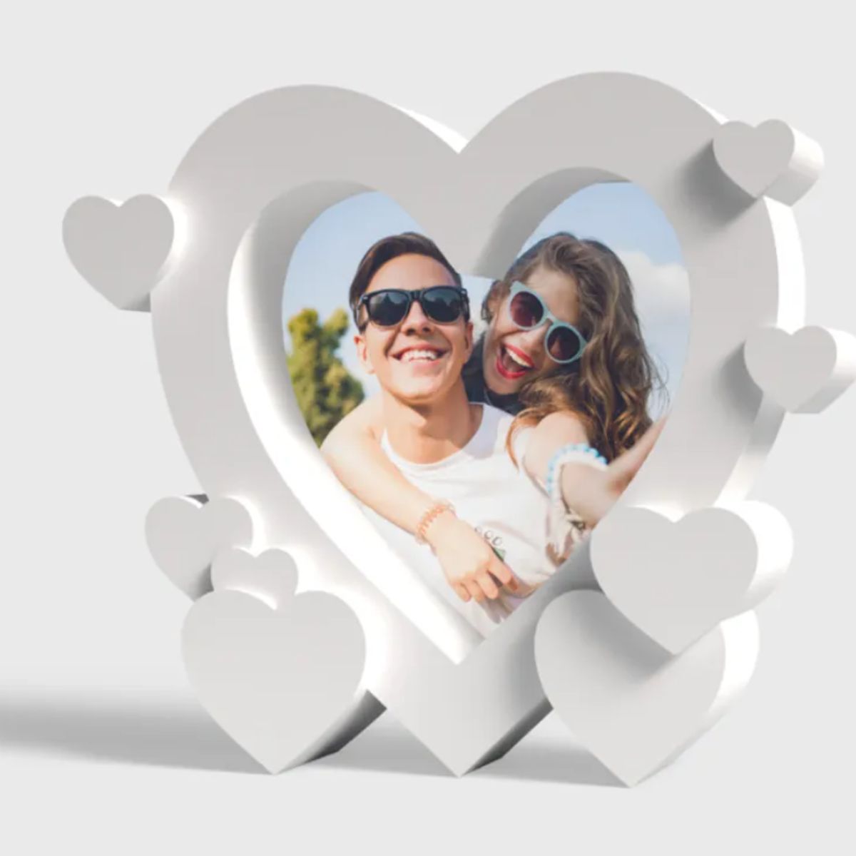 GENERICO - Marco de fotos en forma de corazón - San Valentín