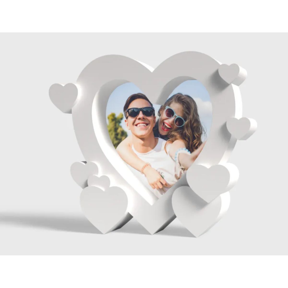 GENERICO - Marco de fotos en forma de corazón - San Valentín