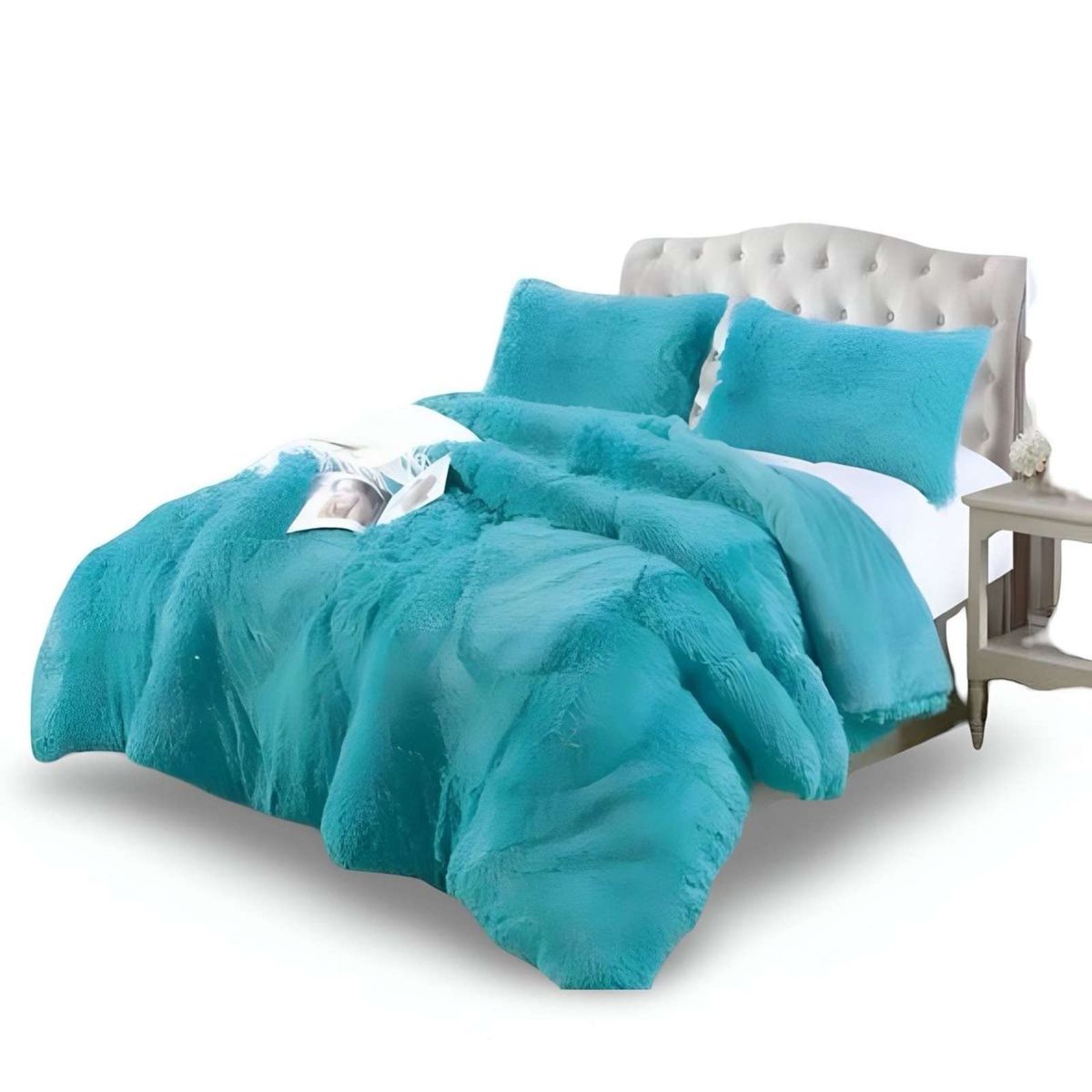 GENERICO - Cubrecama con Chiporro para Invierno Peludo 2 Plazas