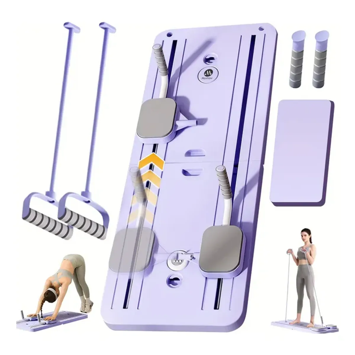 GENERICO - Maquina Fitness Pilates Multifuncional Morada