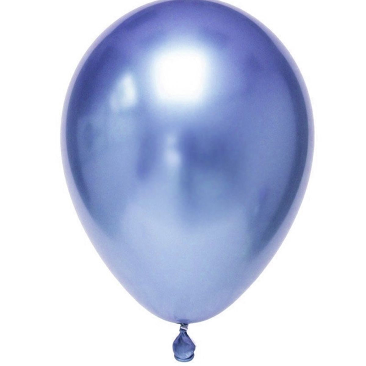 GENERICO - GLOBO 5 CHROME AZUL X25 UNID