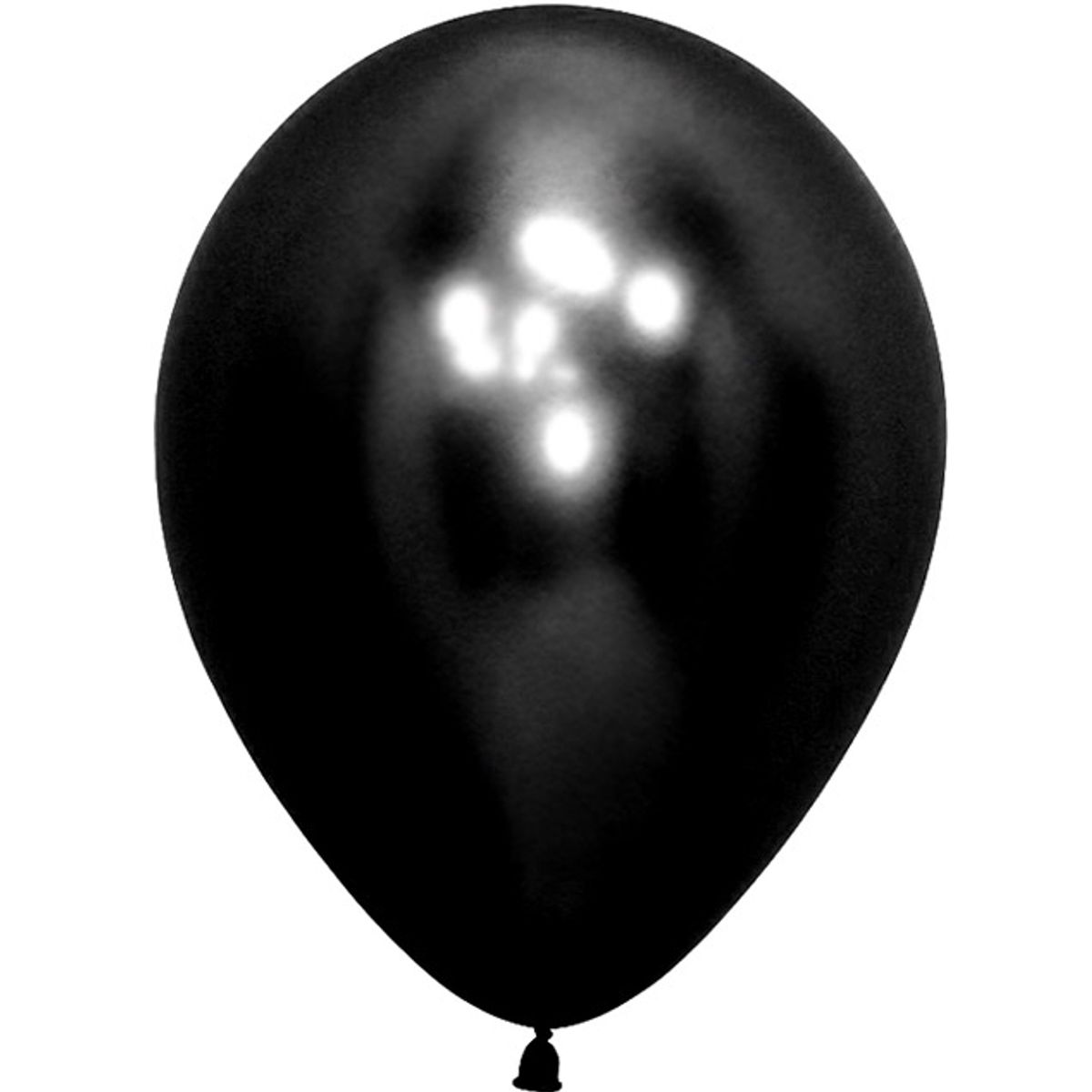 GENERICO - GLOBO 5 CHROME NEGRO X25 UNID