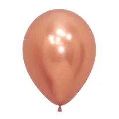 GENERICO - GLOBO 5 CHROME ROSE GOLD X25 UNID