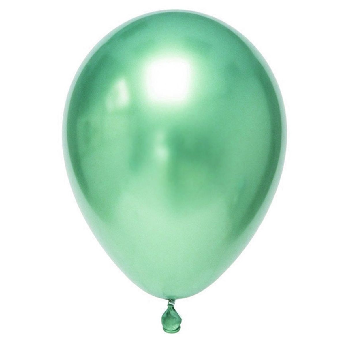 GENERICO - GLOBO 5 CHROME VERDE X25 UNID