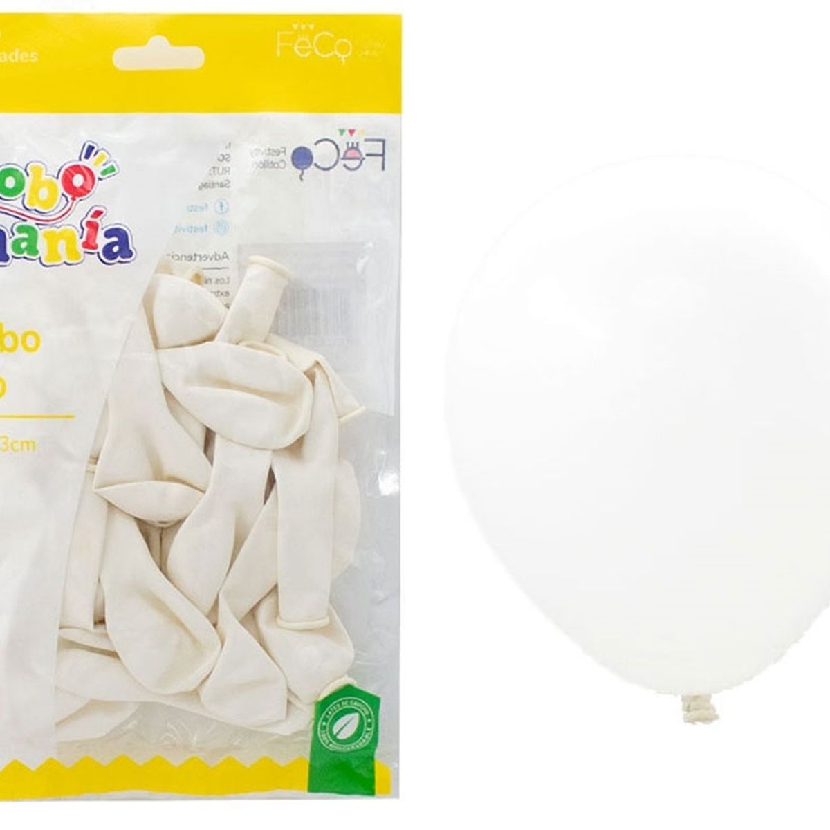 GENERICO - GLOBO 5 STANDARD BLANCO X25 UNI