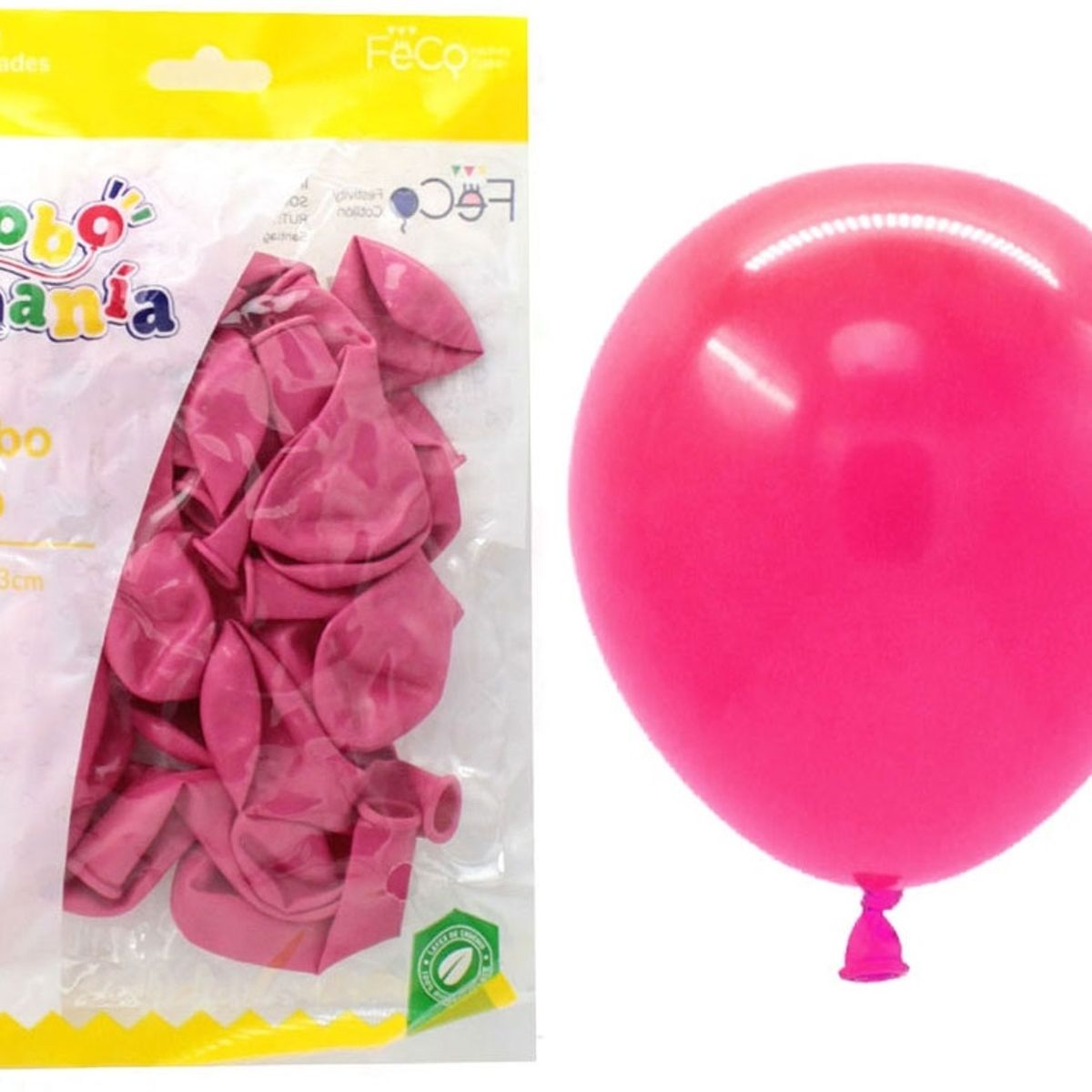 GENERICO - GLOBO 5 STANDARD FUCSIA X25 UNI