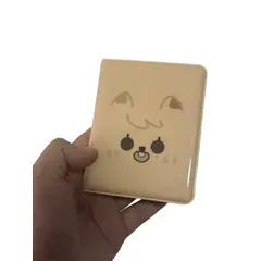 GENERICO - Binder K-pop Han Quokka Skzoo Stray Kids Photocards 9x6 Cm Beige