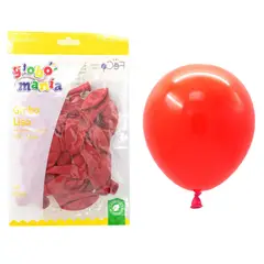 GENERICO - GLOBO 5 STANDARD ROJO X25 UNI