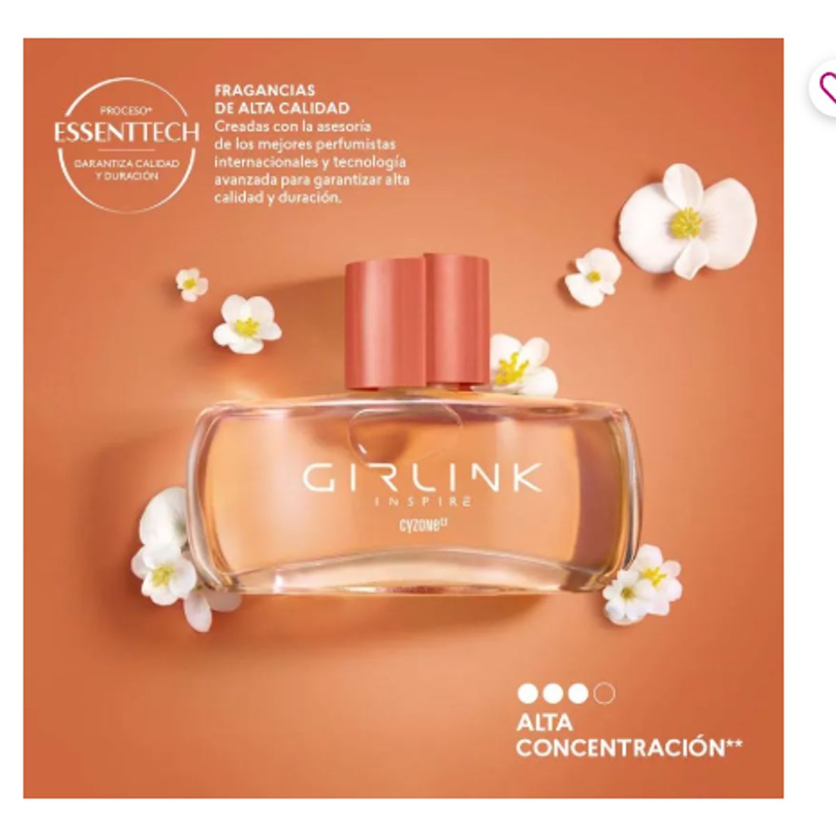 CYZONE - Perfume de mujer Girlink Inspire, 50 ml