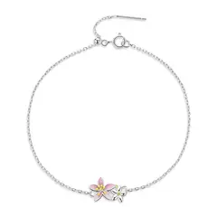 LK LUKSO - Pulsera Flor De Cerezo Sakura en Plata 925