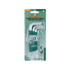 JONNESWAY - JUEGO DE LLAVES HEXAGONALES CORTAS 9PCS H01SA109S