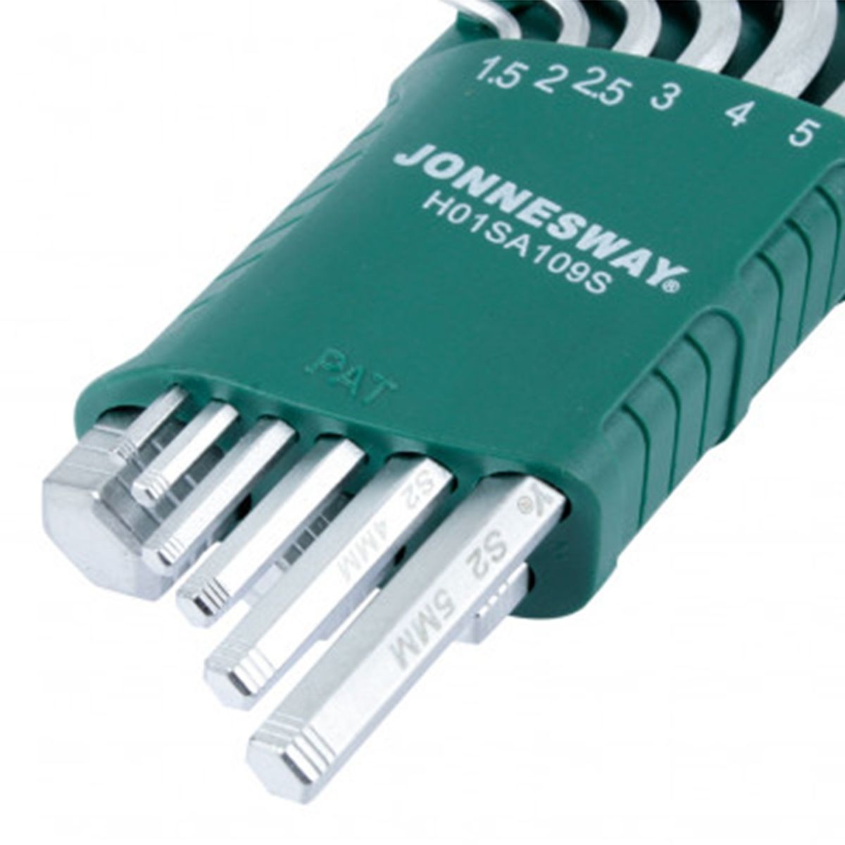 JONNESWAY - JUEGO DE LLAVES HEXAGONALES CORTAS 9PCS H01SA109S
