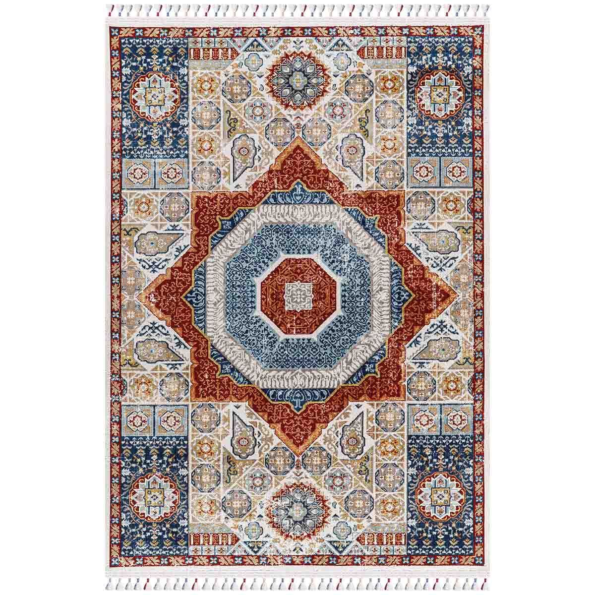 BROOKMAN - Alfombra Turca Antiq Mix de Colores Rectangular Poliéster 200 x 290 cm