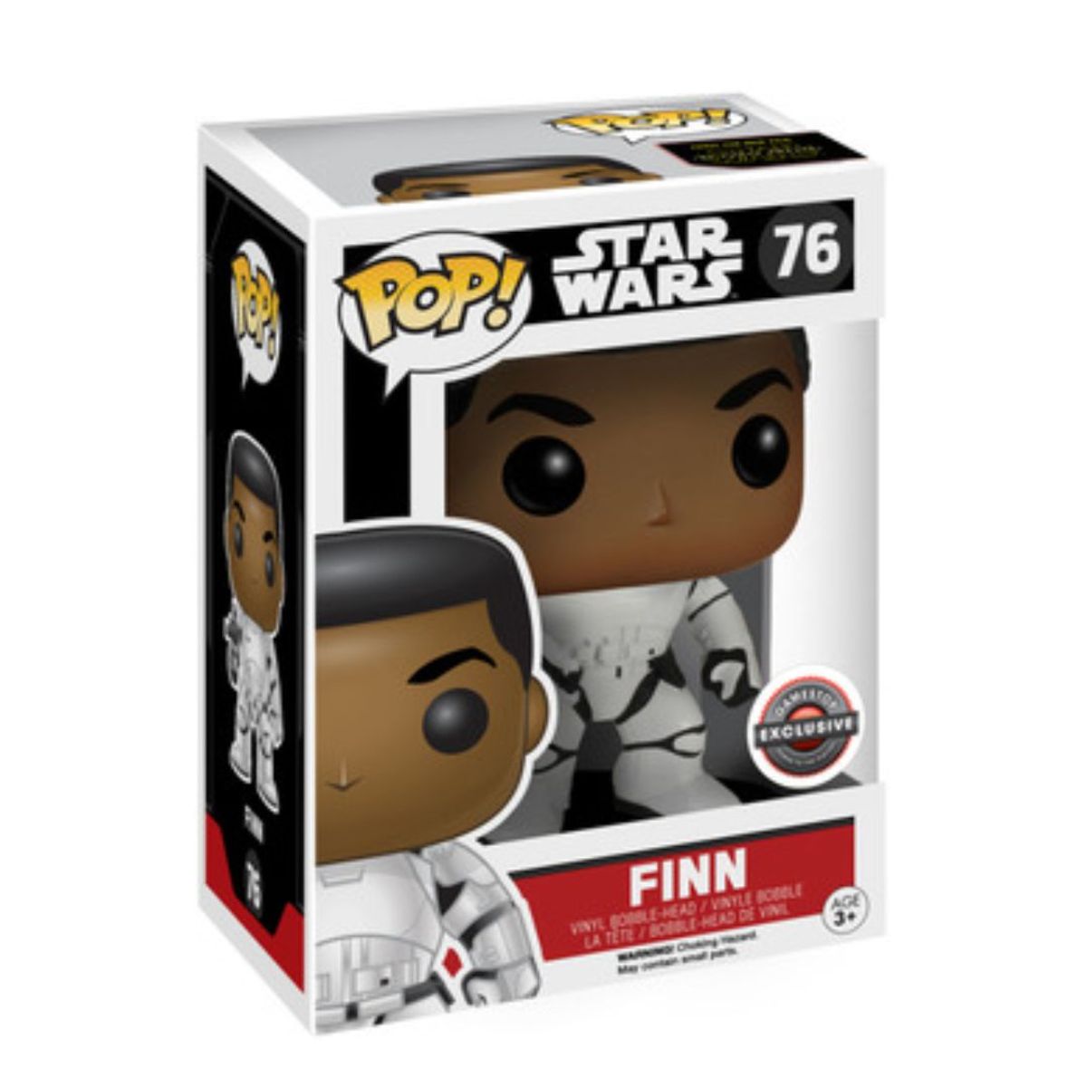 FUNKO - Funko Pop Star Wars – Finn 76 + Protector