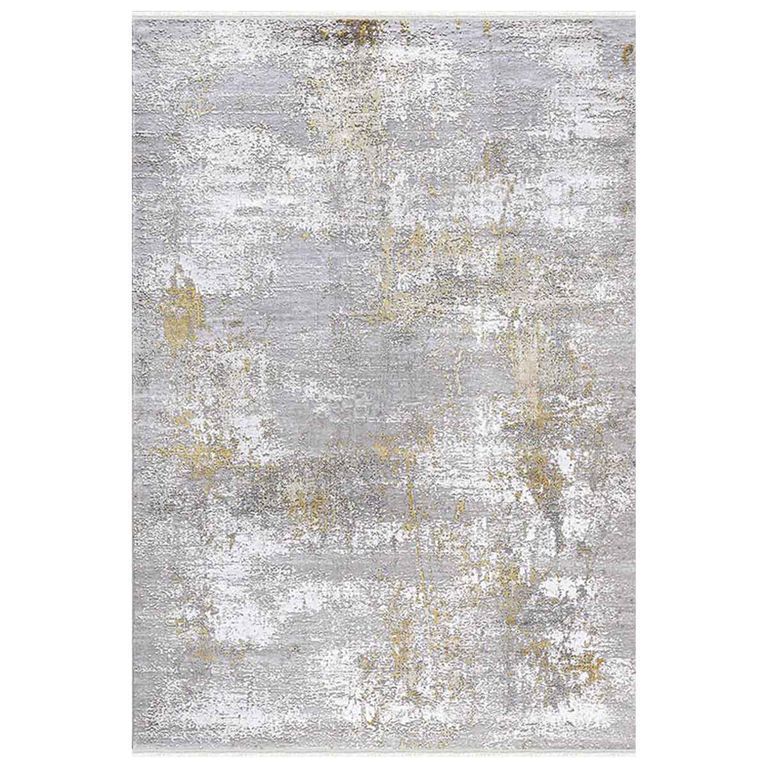 Alfombra Turca Zett06 Rectangular Gris Poliester 80 x 300 cm